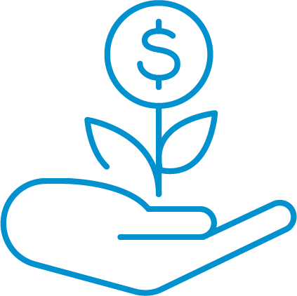 Investment Skyline Blue