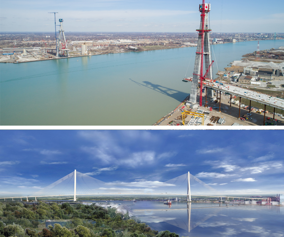 Gordie Howe Bridge Deck