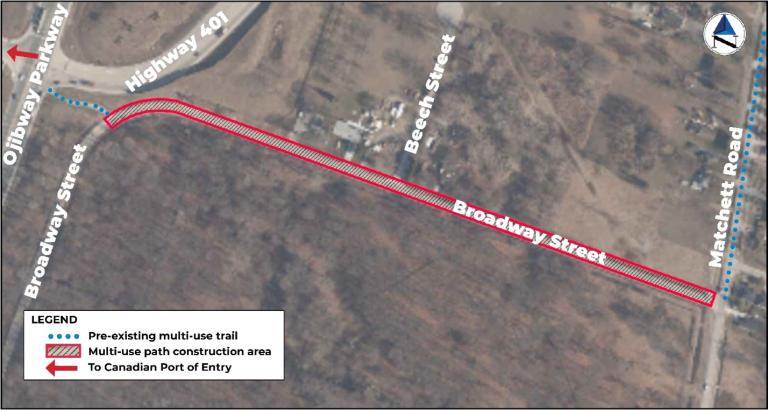 Broadway MUP Map English