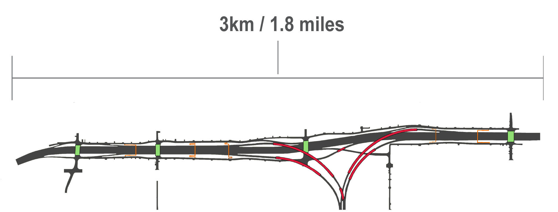 Michigan Interchange - By the Numbers