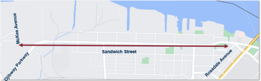 sandwich street map