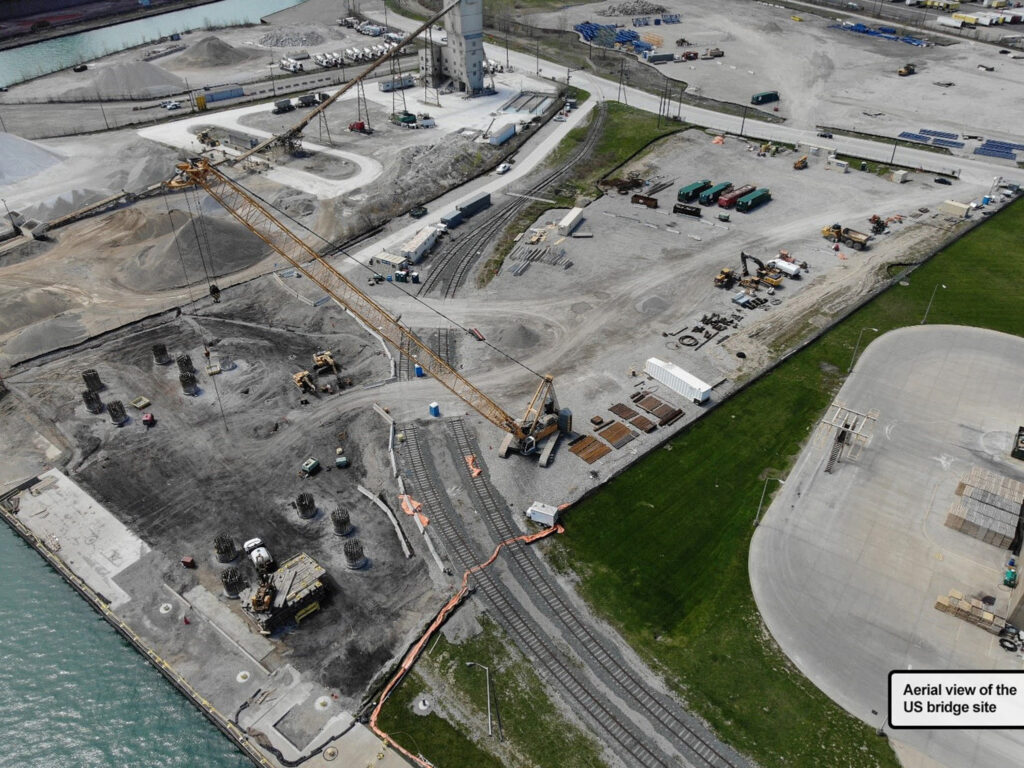 Bridge Site Progress