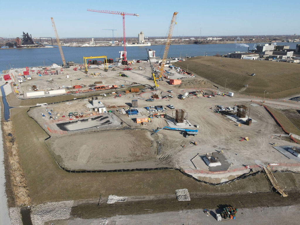 Canadian Bridge Site Progress - April 14 2021
