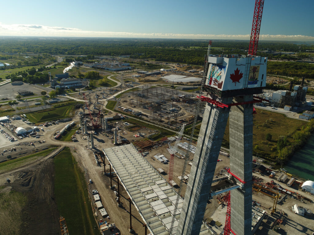 Canadian Bridge Site Progress - October 4 2022