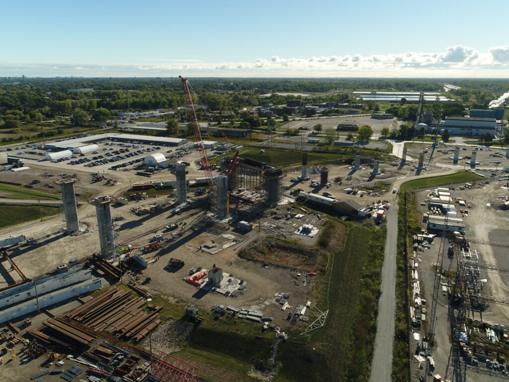 Canadian Bridge Site Progress - October 4 2022