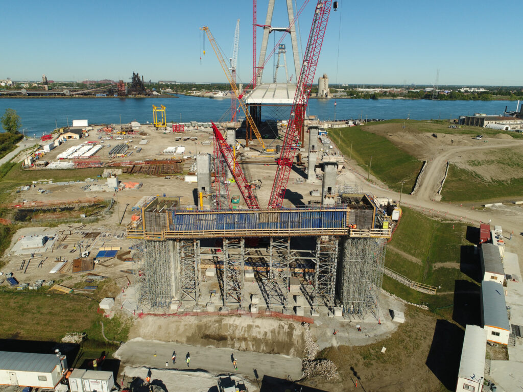 Canadian Bridge Site Progress - October 4 2022