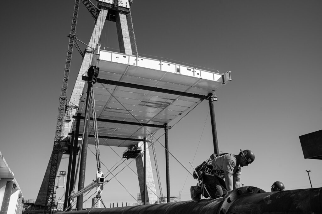 Canadian Bridge Site Progress - August 9 2022