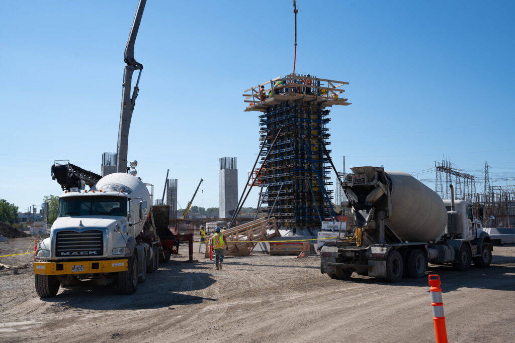 Canadian Bridge Site Progress - October 4 2022