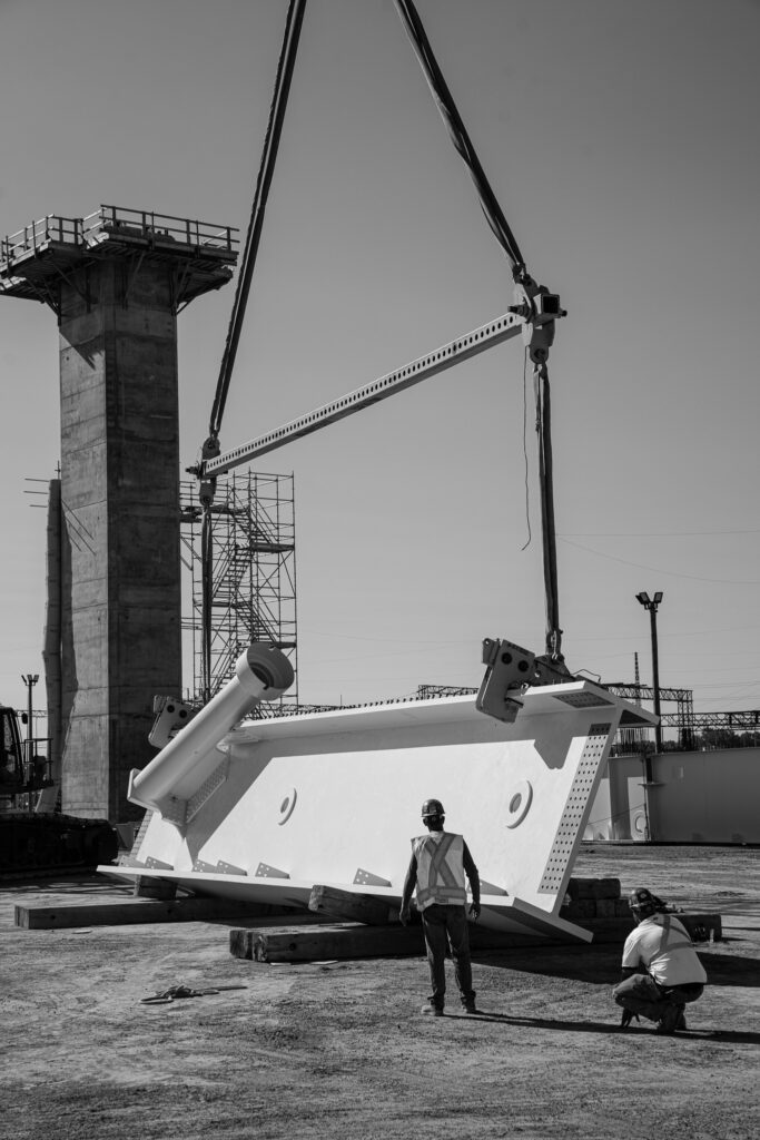 Canadian Bridge Site Progress - October 4 2022