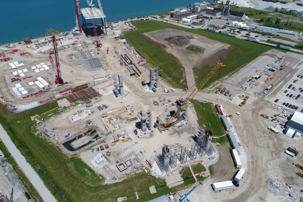 Canadian Bridge Site Progress - August 9 2022