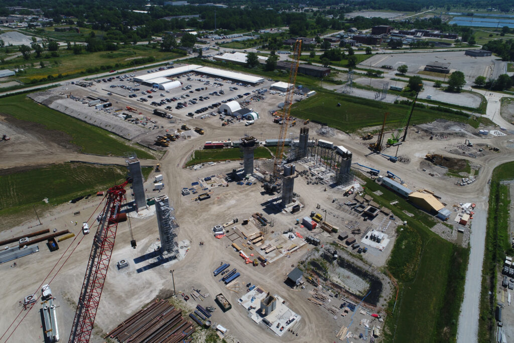 Canadian Bridge Site Progress - August 9 2022