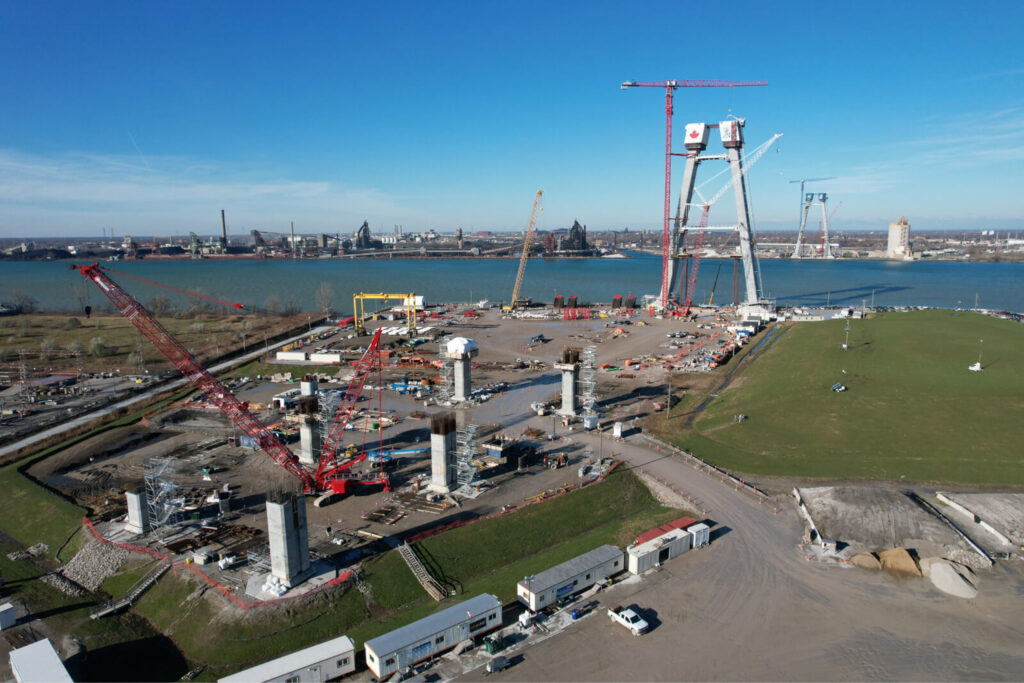 Canadian Bridge Site Progress - January 20 2022