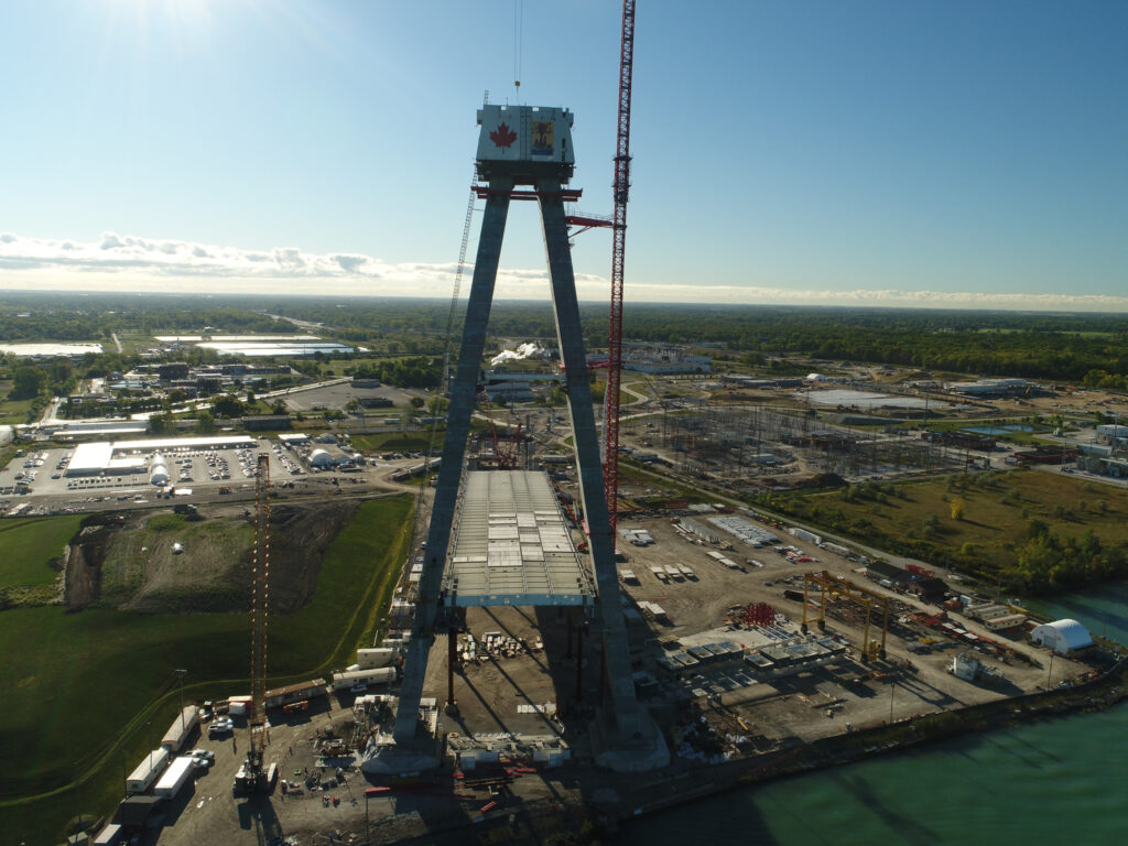 Canadian Bridge Site Progress - October 4 2022