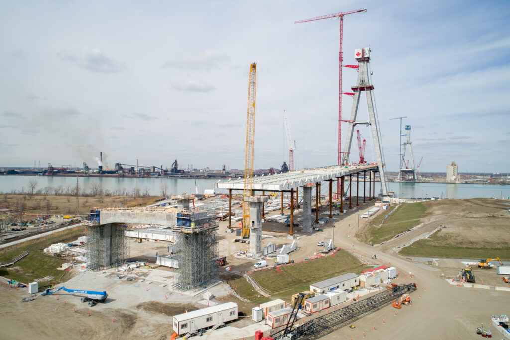 Canadian Bridge Site Progress - April 2023