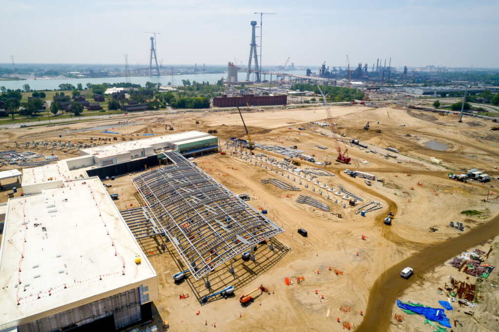 toll booth construction