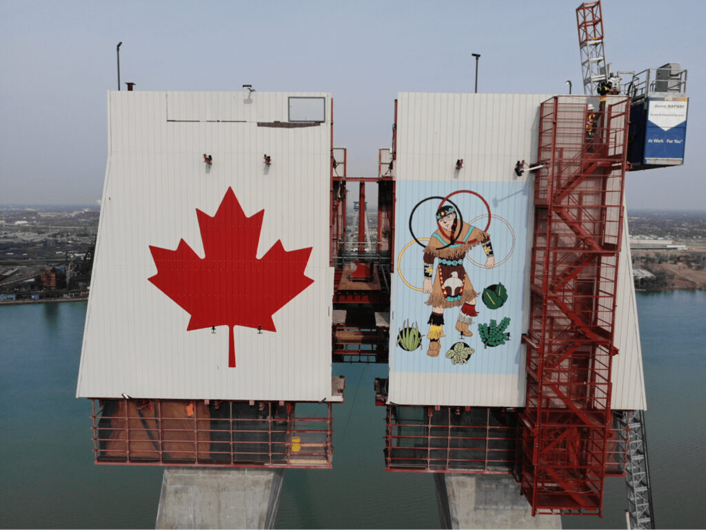 Canadian Bridge Site Progress - April 13 2022