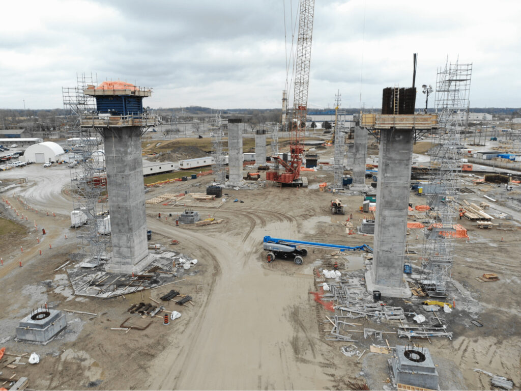 Canadian Bridge Site Progress - April 13 2022