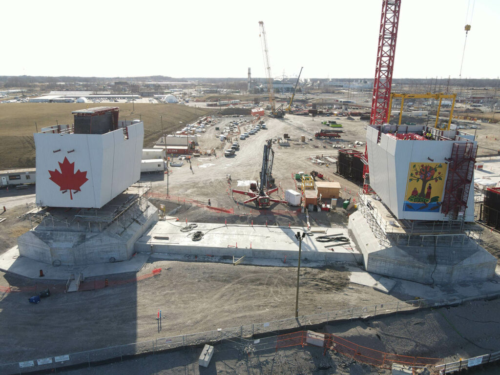 Canadian Bridge Site Progress - April 14 2021
