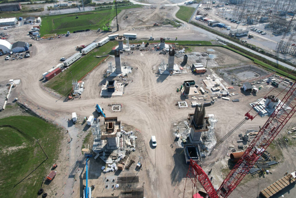 Canadian Bridge Site Progress - October 25 2021