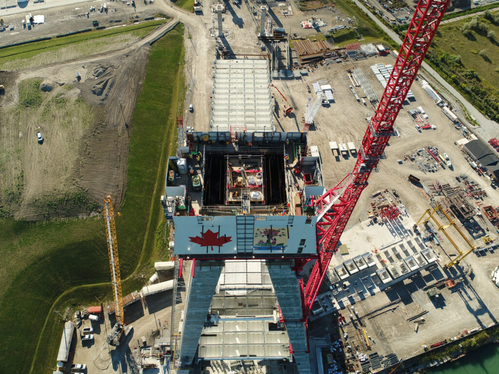 Canadian Bridge Site Progress - October 4 2022