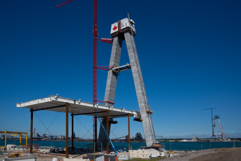 Canadian Bridge Site Progress - August 9 2022