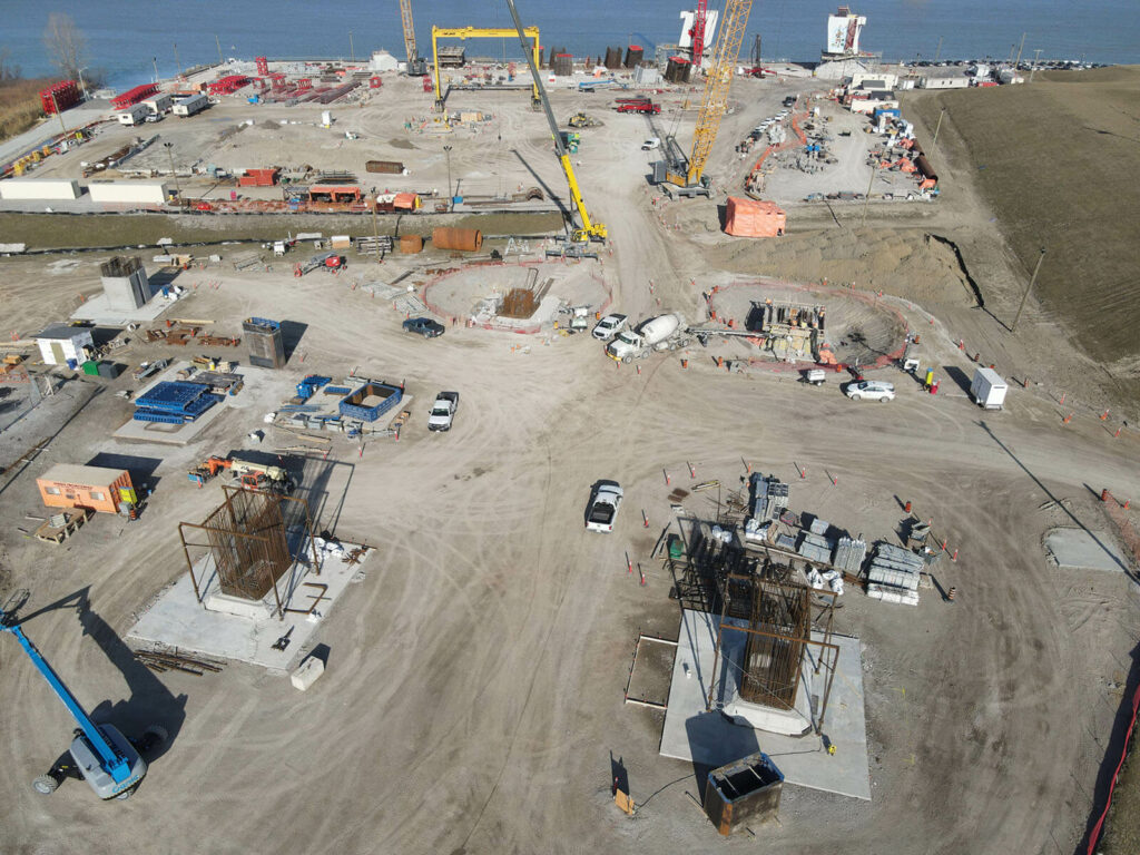 Canadian Bridge Site Progress - April 14 2021