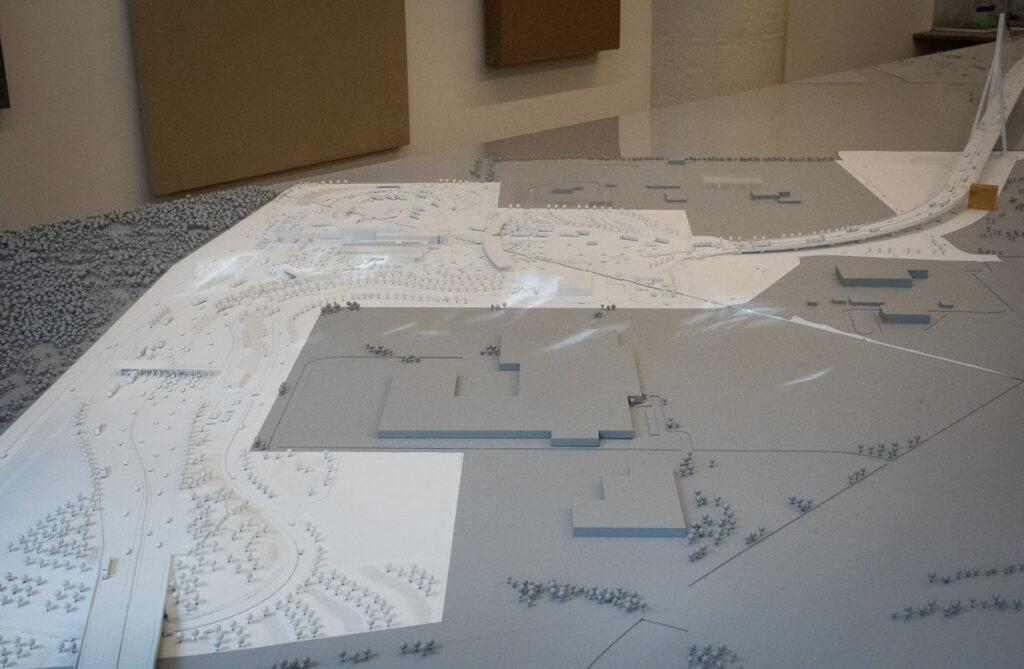 Gordie Howe International Bridge Project Scale Model