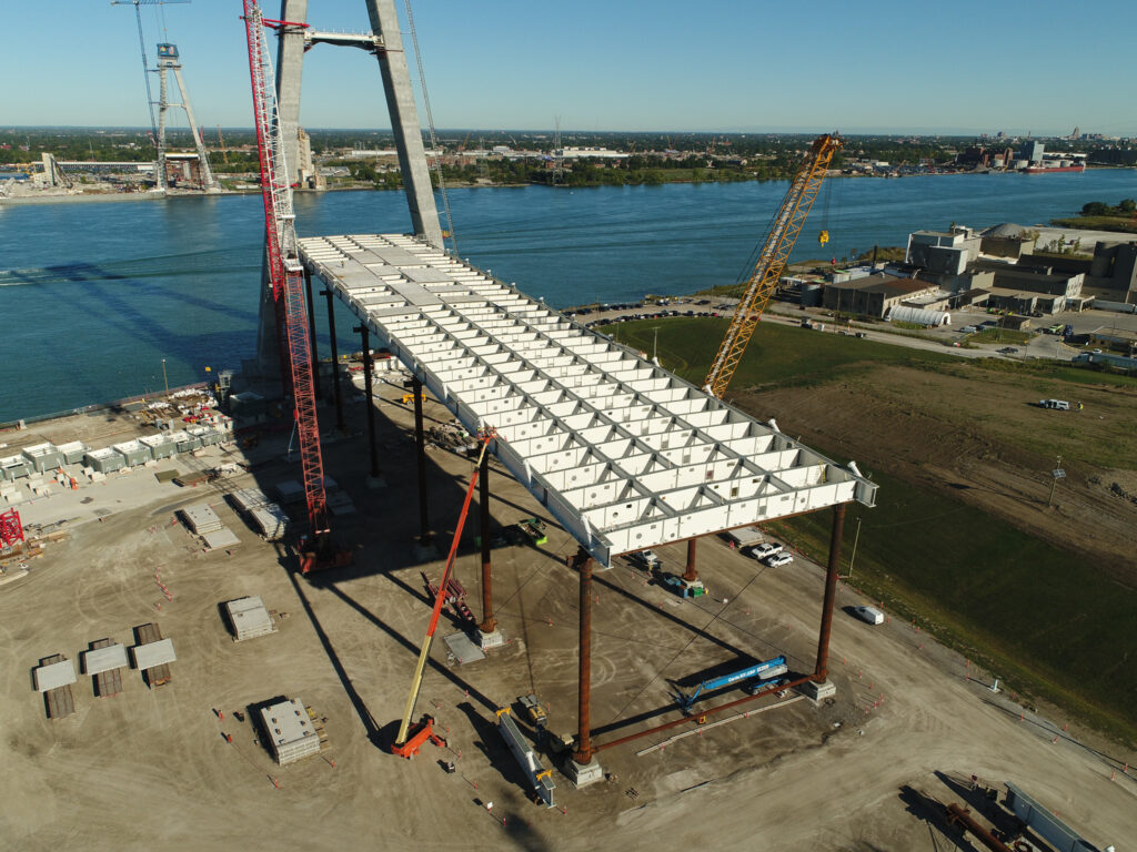 Canadian Bridge Site Progress - October 4 2022