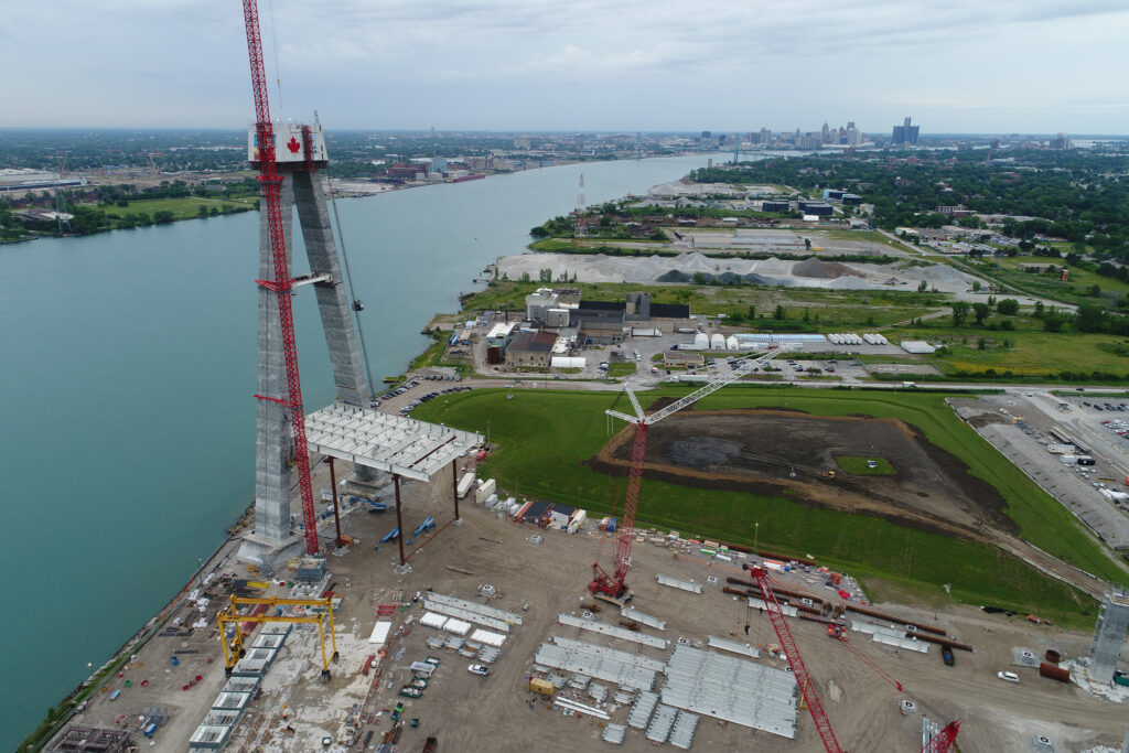 Canadian Bridge Site Progress - August 9 2022