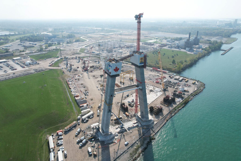 Canadian Bridge Site Progress - October 25 2021