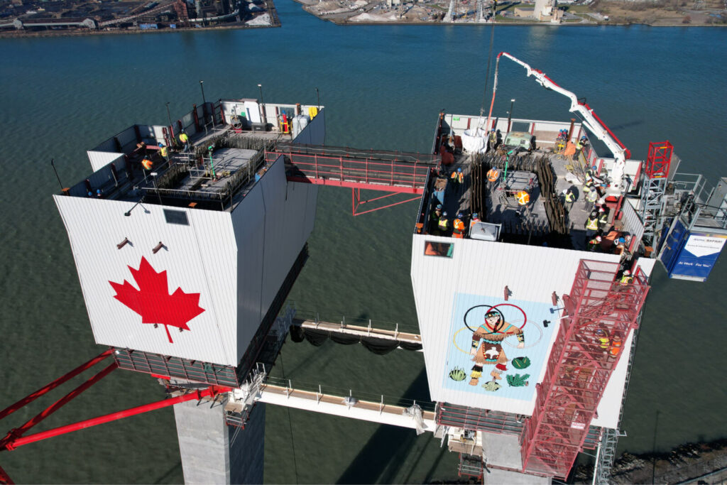 Canadian Bridge Site Progress - January 20 2022