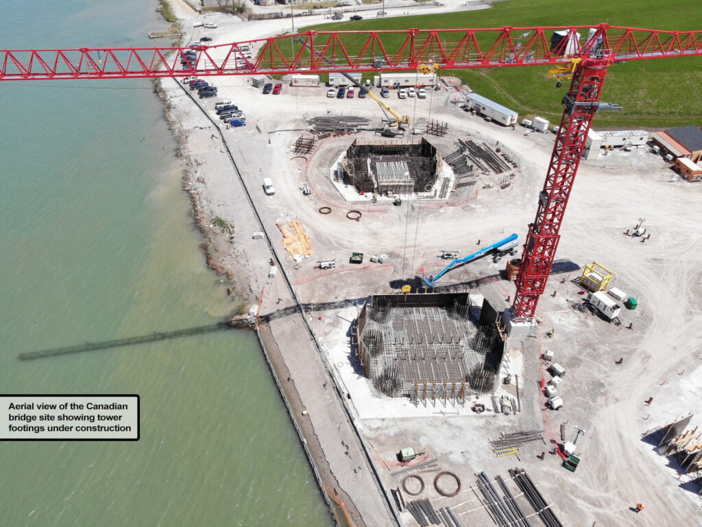 Canadian Bridge Site Progress - May 28 2024