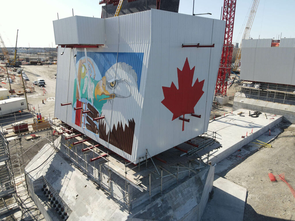 Canadian Bridge Site Progress - April 14 2021