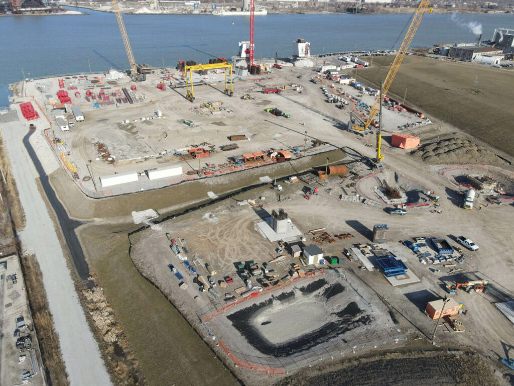 Canadian Bridge Site Progress - April 14 2021