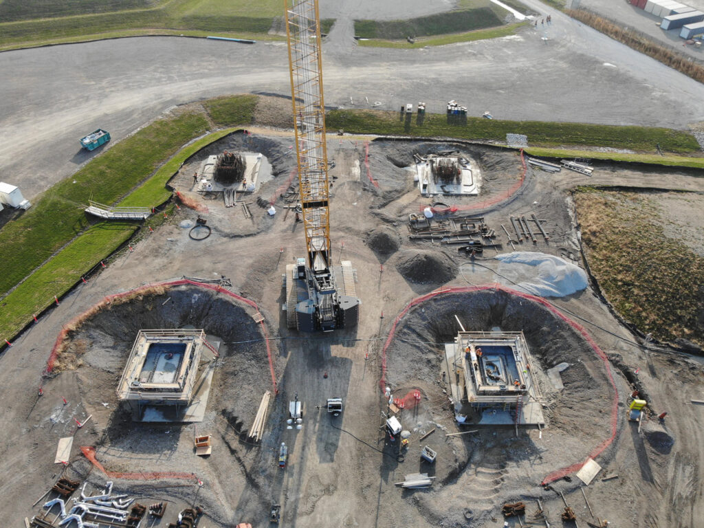 Canadian Bridge Site Progress - February 12 2021