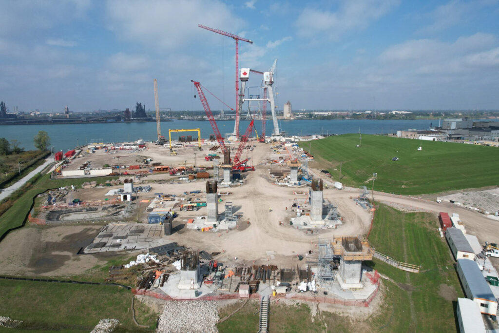 Canadian Bridge Site Progress - October 25 2021