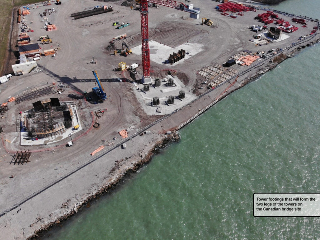 Canadian Bridge Site Progress - May 28 2024