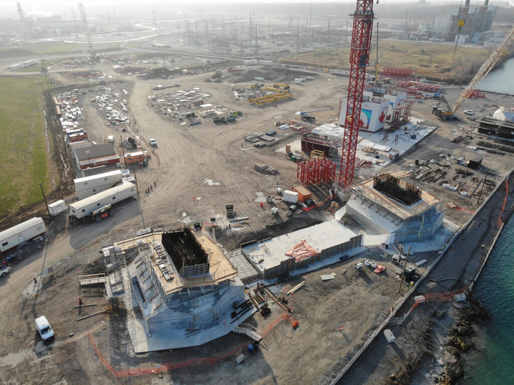 Canadian Bridge Site Progress - February 12 2021