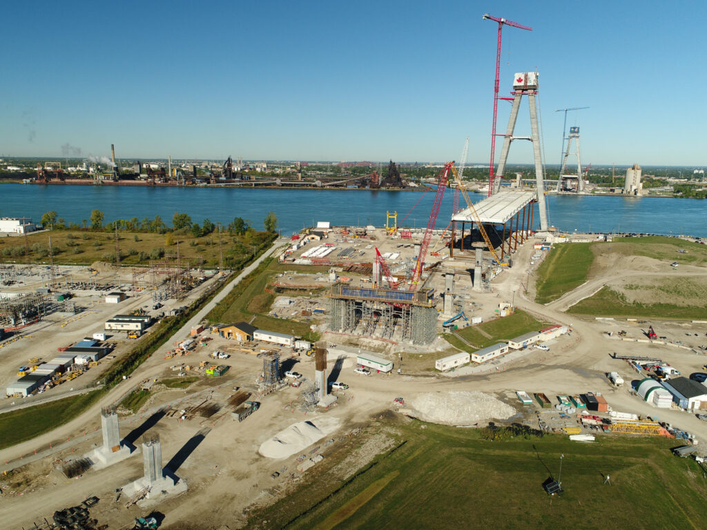 Canadian Bridge Site Progress - October 4 2022