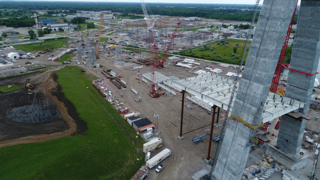 Canadian Bridge Site Progress - August 9 2022