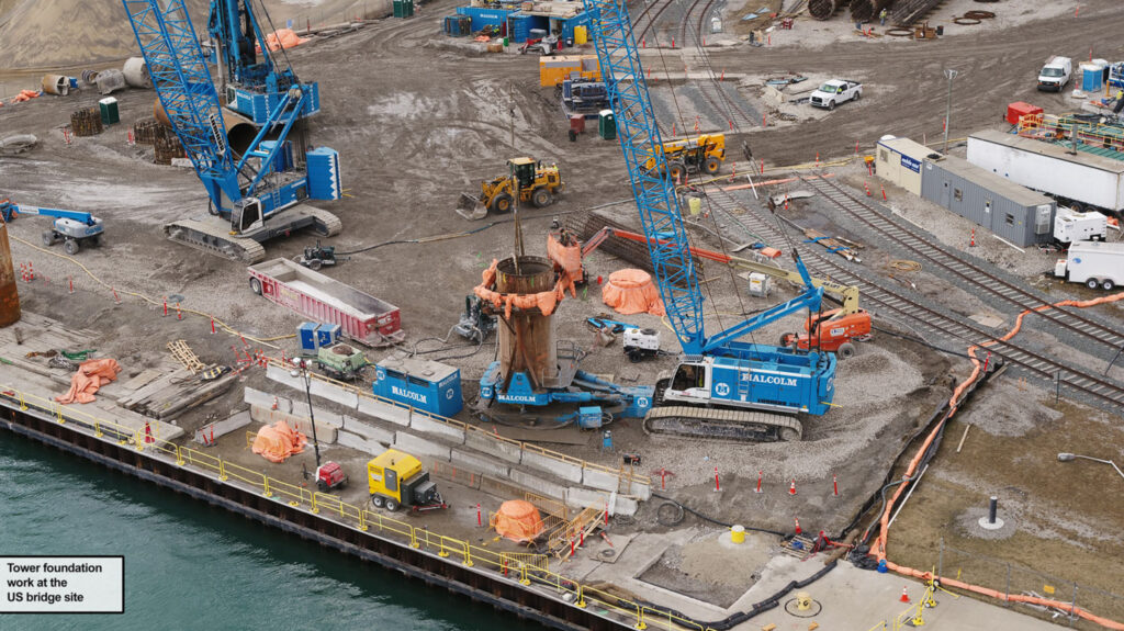 Bridge Site Progress