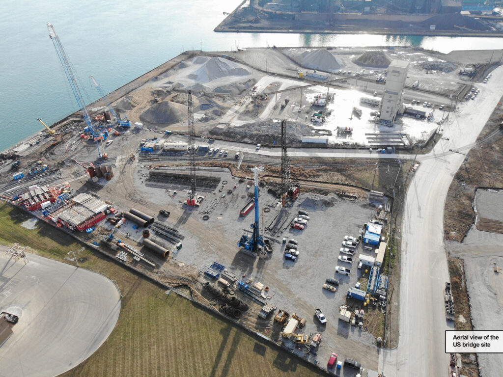 Bridge Site Progress