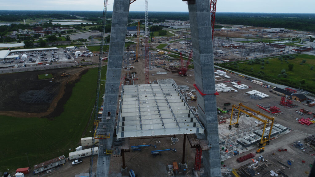 Canadian Bridge Site Progress - August 9 2022