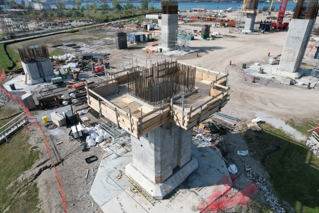 Canadian Bridge Site Progress - October 25 2021