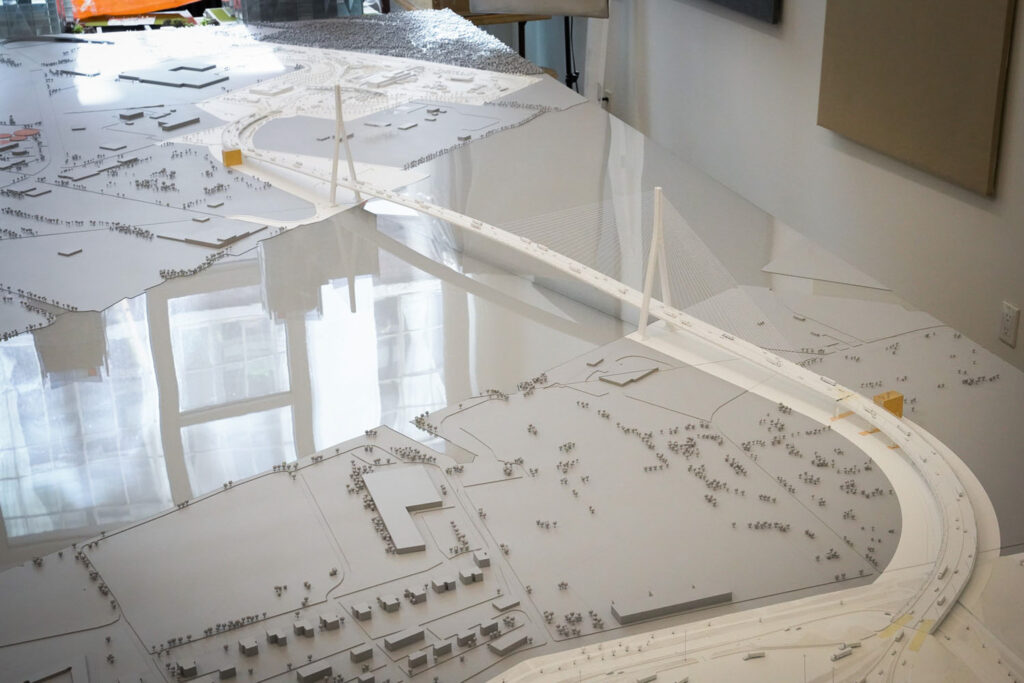 Gordie Howe International Bridge Project Scale Model