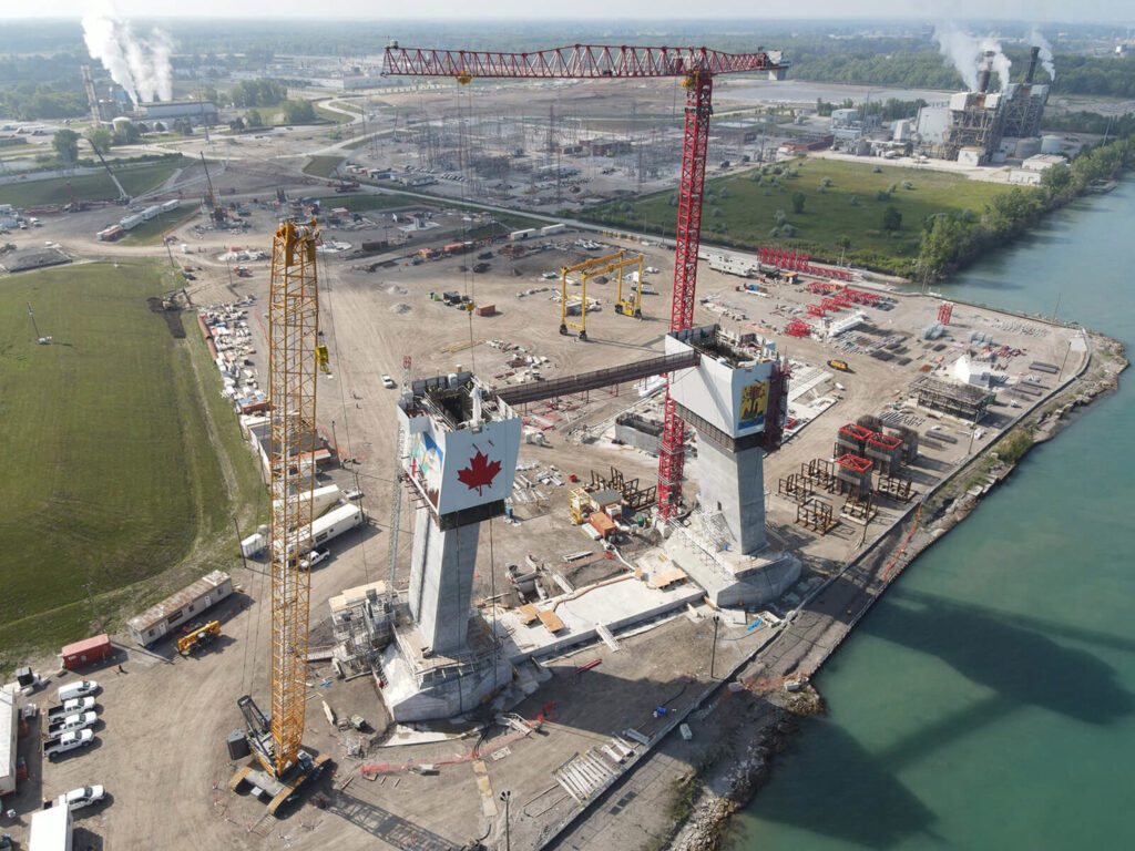 Canadian Bridge Site Progress - August 3 2021