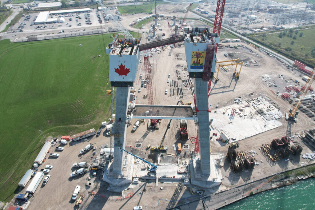Canadian Bridge Site Progress - October 25 2021