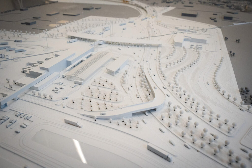 Gordie Howe International Bridge Project Scale Model