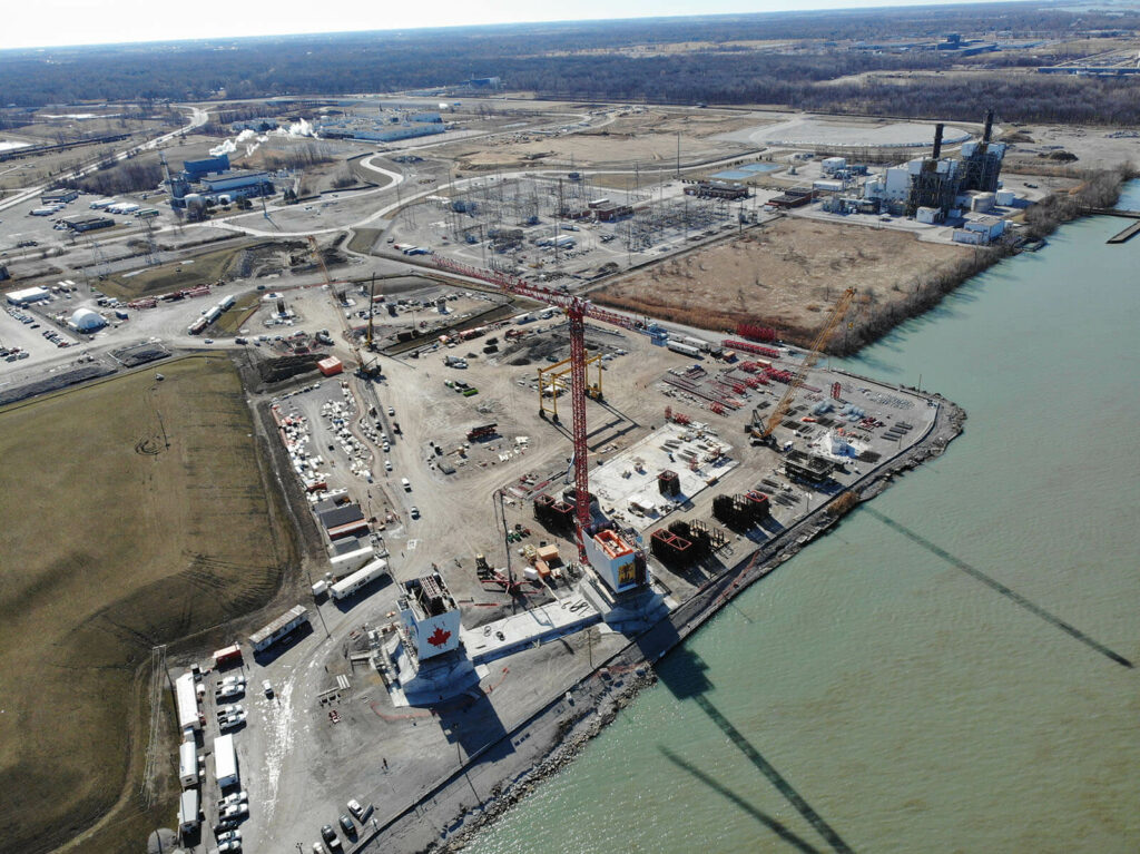 Canadian Bridge Site Progress - April 14 2021