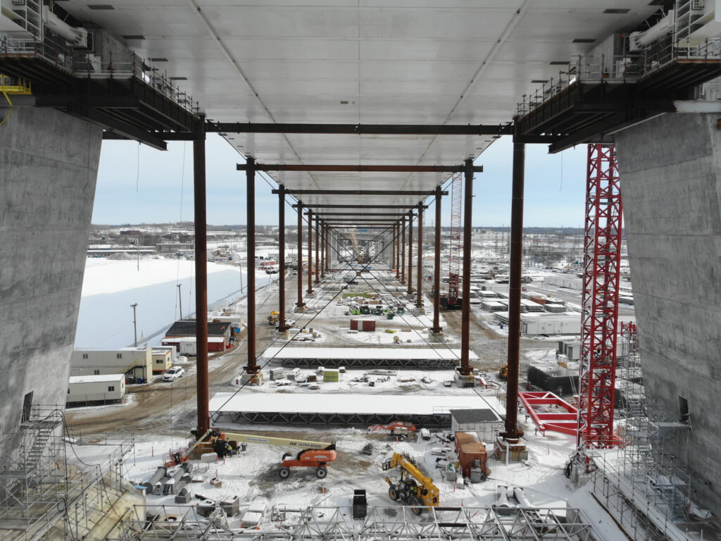 CAN Bridge under the deck Jan 27, 2023